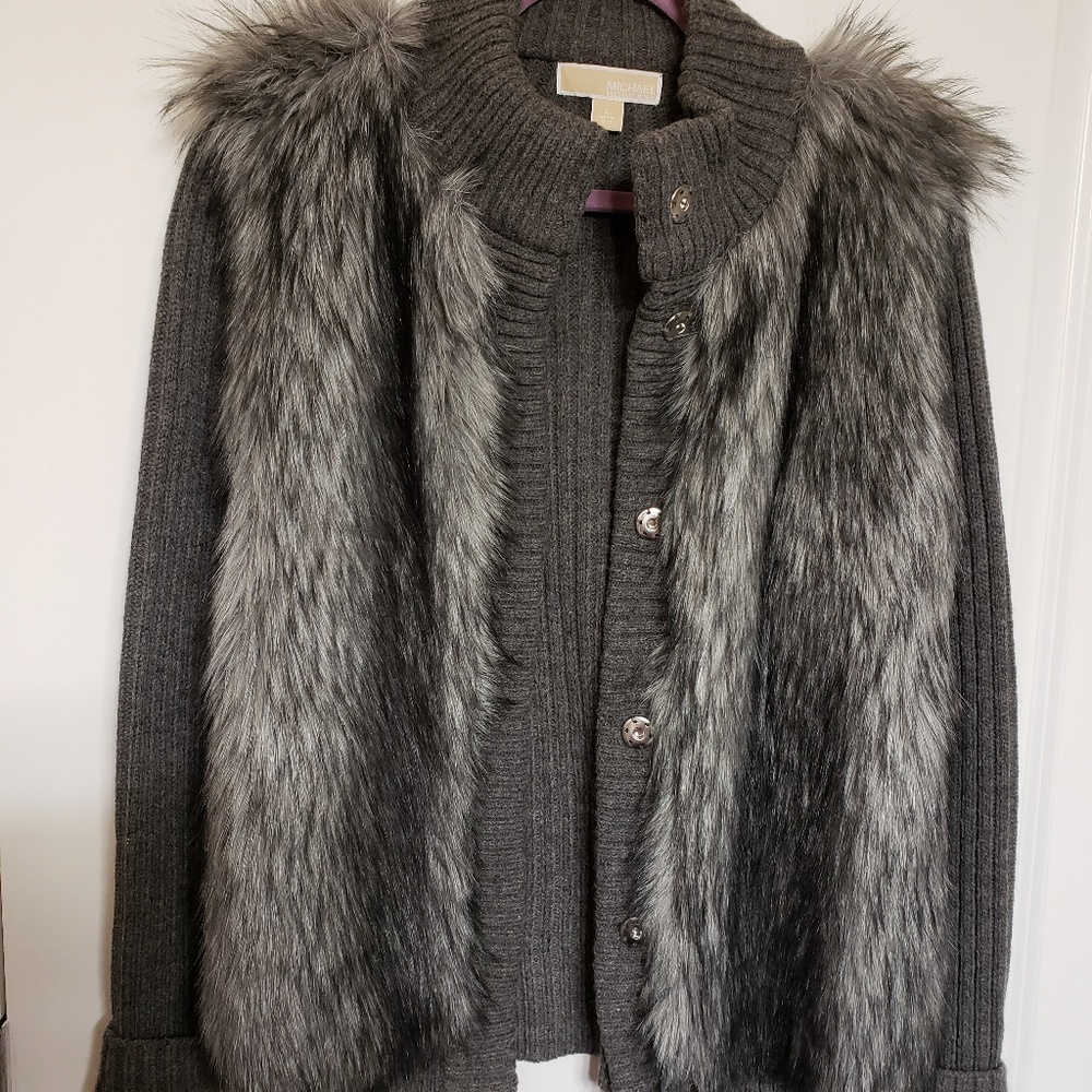 MICHAEL KORS Fur Sweater